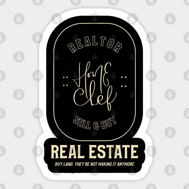 Real Estate Home Chef Sticker by REG